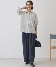 AMERICAN HOLIC 【イージーケア】バックギャザースキッパーシャツ