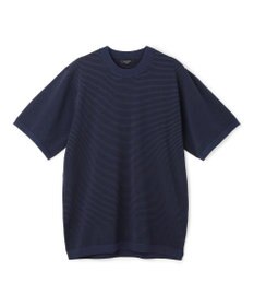 JOSEPH HOMME 【新柄】リュクスレーヨンボーダー　クルーネック半袖ニット