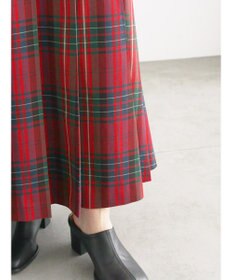 Te chichi チェックアソートロングプリーツスカート