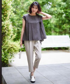 ANY 【洗濯機可能】シルキーソフトブラウス