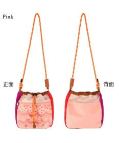 tsumori chisato CARRY スカラップレース ショルダーバッグ 【おしゃれな刺繍＆スポーティーな雰囲気をミックス】