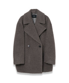 美品⭐︎JOSEPHウールアルパカコートAラインベルトショール36