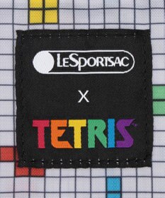LeSportsac 3ZIP COSMETIC/テトリスフォーリングブロックス/ピンク