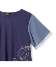 Chacott フラワープリントワンピースTシャツ