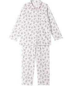 Wing パジャマ 長袖 長ズボン 綿混天竺素材 レディース EP7035 ウイング／ワコール