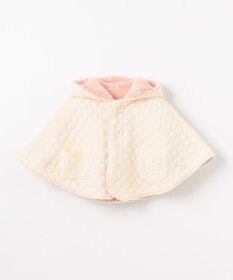 組曲 KIDS 【90㎝】くま耳 キルトマント