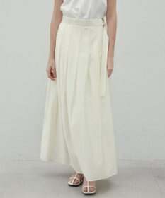 BEIGE， 【洗える】CARINATA / ウエストタックラップスカート