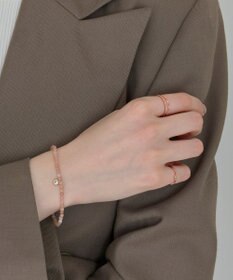 Phoebe ウィスパーストーンブレスレット　ピンク/天然石