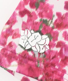 23区GOLF 【MEN】【接触冷感・UVケア・吸水速乾】ブーゲンビリア柄 ポロシャツ