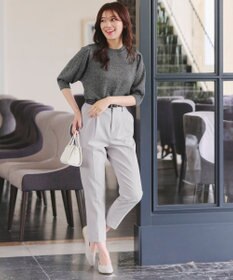 Tiaclasse 【洗える】ラメニットトップス