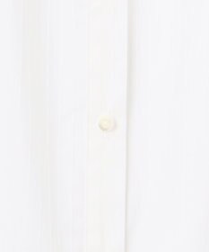 J.PRESS LADIES 【洗える】BEZ ドビーストライプ フリルネック ブラウス