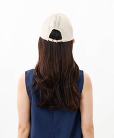 AURORA 【 LANVIN COLLECTION（ランバン コレクション） 】ＪLロゴ刺しゅうキャップ