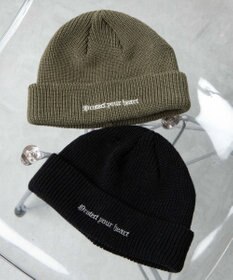 WEGO 【ユニセックス着用ITEM】ロゴショートビーニー