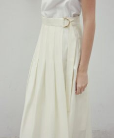 BEIGE， 【洗える】CARINATA / ウエストタックラップスカート