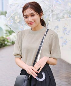 Tiaclasse 【洗える】ラメニットトップス