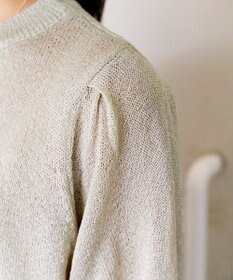 Tiaclasse 【洗える】ラメニットトップス