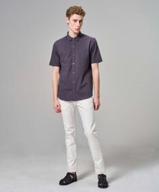 JOSEPH HOMME 【WEB・一部店舗限定】 ドライサッカーストレッチ　半袖レギュラーカラーシャツ