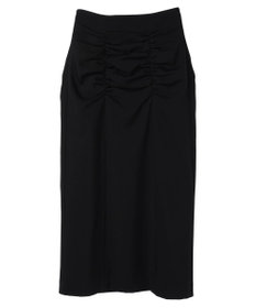 YECCA VECCA シャーリングロングナロースカート