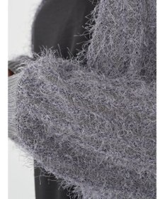 earth music&ecology ふさふさショートカーディガン