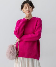 23区 S 【見上愛さん着用/STORY・VERY掲載】ブラッシュドエアーウール ファンシーニット