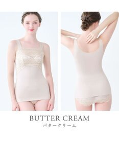 BRADELIS New York 【BRADELIS NewYork peace】ハッピーバストアップブラキャミソール25 ノンワイヤー 補整 ブラトップ カップ付き 補正下着