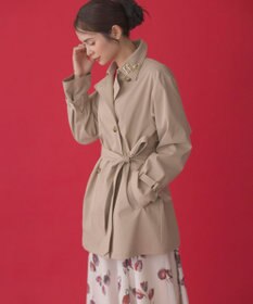 組曲 コットンライクツイル トレンチコート