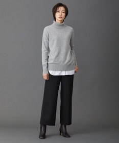 J.PRESS LADIES 【洗える】チェルビック セミワイド パンツ