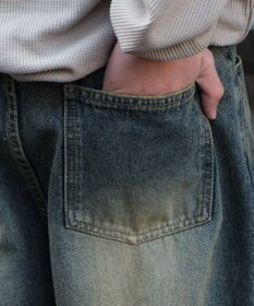 WEGO スーパーバギーダメージデニムパンツ