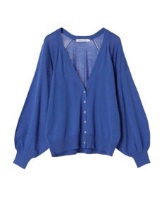 AMERICAN HOLIC 袖ボリュームショートニットカーディガン