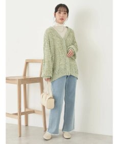 earth music&ecology ぽこぽこヤーンカーディガン