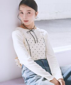 earth music&ecology ２ＷＡＹドットリボンビスチェ