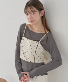 earth music&ecology ２ＷＡＹドットリボンビスチェ