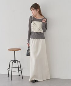 earth music&ecology ２ＷＡＹドットリボンビスチェ