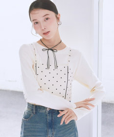 earth music&ecology ２ＷＡＹドットリボンビスチェ