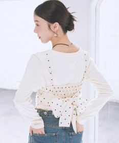 earth music&ecology ２ＷＡＹドットリボンビスチェ