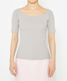 uncrave 【ご好評につき追加生産】ドライタッチ ニット オフショル トップス（uncrave WHITE）