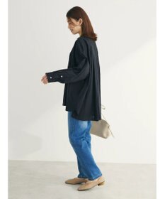 Green Parks カラミバンドカラーシャツ