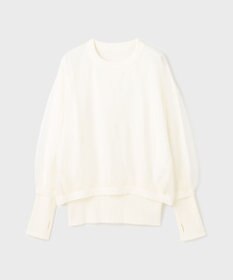 GRACE CONTINENTAL シアーニットトップ