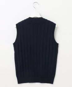 23区GOLF 【WOMEN】コットンアクリル ニットベスト