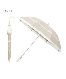 MOONBAT FURLA 晴雨兼用日傘 長傘 シャンブレー切継 ／遮光 遮熱 UV