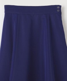 ANY SIS 【洗える】ロングタフタフレア スカート