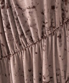 earth music&ecology クラッシュベロアシャーリングワンピース