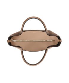 INTER-CHAUSSURES 【LORISTELLA】レザーハンドルスエードハンドバッグ