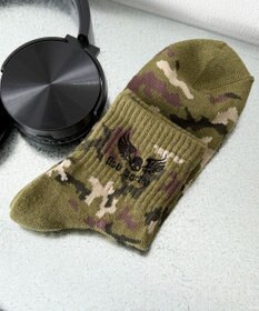 WEGO 刺繍パイルソックス（U）