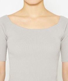 uncrave 【ご好評につき追加生産】ドライタッチ ニット オフショル トップス（uncrave WHITE）