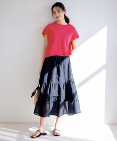 組曲 【洗える・型崩れしにくい】CHAI ニットTシャツ