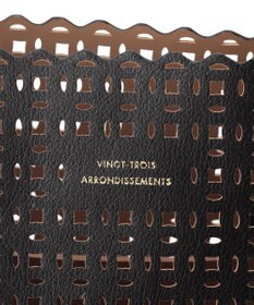 23区 フェイクレザー カットアウト トートバッグ