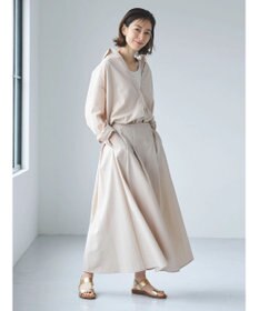 Green Parks 綿麻混フレアスカート