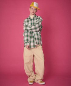 WEGO 【ユニセックス着用ITEM】ステッチカラーチノパンツ