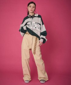 WEGO 【ユニセックス着用ITEM】ステッチカラーチノパンツ